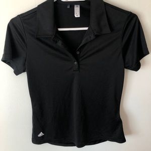 Adidas Women’s Button-up Golf Polo - Black XS